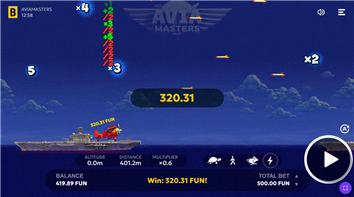 Aviamasters — grande vincita esempio 2