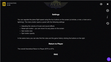 Aviamasters — schermata regole pagina 2